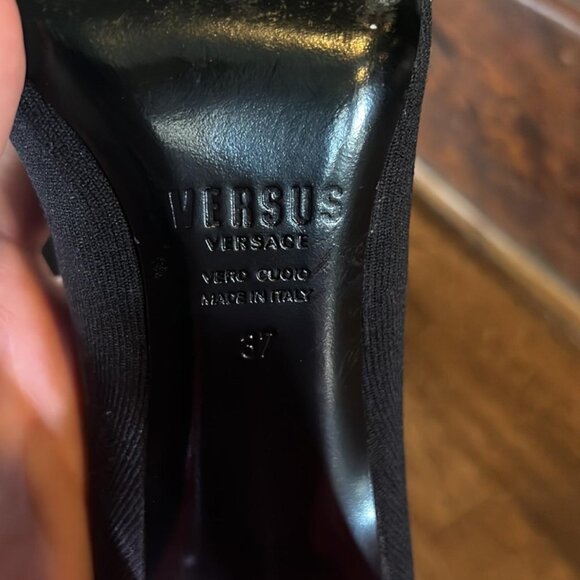 Versus By Versace Pink Sock Boots - Picture 2 of 4